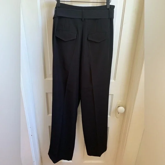 Vince Pleated Black Trousers Size 10 - Picture 3 of 6
